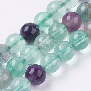 8mm Round Fluorite Beads