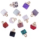 12Pcs 12 Styles Natural & Synthetic Gemstone Charms(G-SZ0002-13)-1