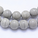 Natural Silver Line Jasper Beads Strands(G-F531-6mm-O)-3