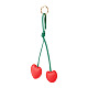 1Pc PU Leather Alloy Keychains(KEYC-TA0001-45)-2
