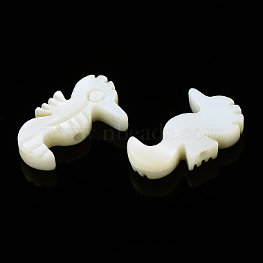 Perles de coquillages naturels d'eau douce(SHEL-N026-158)-4