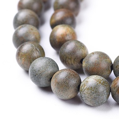 Chapelets de perles en bois de santal naturelles(WOOD-F008-02-B)-3