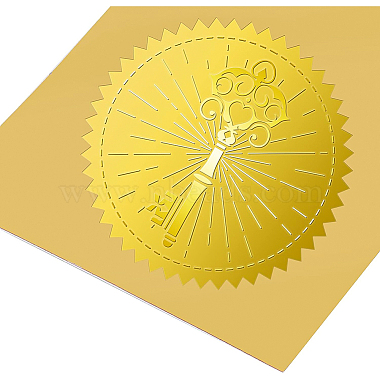 Self Adhesive Gold Foil Embossed Stickers(DIY-WH0211-192)-4