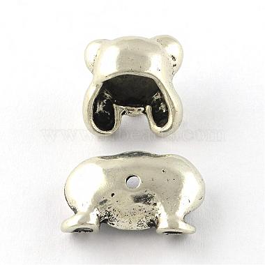Bear Tibetan Style Alloy Combined Beads(TIBE-R310-03AS-RS)-2