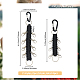 4Pcs 2 Styles Alloy Keychains(HJEW-FH0001-70)-2