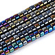 AB Color Plated Opaque Glass Beads Strands(GLAA-T026-2x4mm-P01)-1
