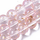 Chapelets de perles en verre peinte par pulvérisation transparent(GLAA-N035-03D-B06)-1