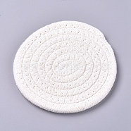 Cotton Thread Weave Hot Pot Holders, Hot Pads, Coasters, For Cooking and Baking, White, 117x7mm(DIY-WH0157-52B)