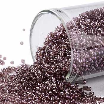 TOHO Round Seed Beads, Japanese Seed Beads, (425) Gold Luster Marionberry, 15/0, 1.5mm, Hole: 0.7mm, about 3000pcs/10g