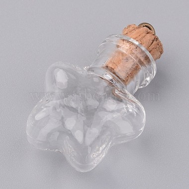 Glass Bottle Pendants(X-PALLOY-JF00247)-2