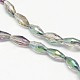 Electroplate Crystal Glass Rice Beads Strands(EGLA-F042-A05)-1