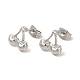 304 Stainless Steel Stud Earrings for Women(X-EJEW-I281-40P)-1