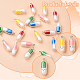 5色の半透明プラスチックペンダント(KY-YW0001-81A)-3
