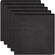 Sponge EVA Sheet Foam Paper Sets, With Adhesive Back, Antiskid, Square, Black, 15x15x1.3cm(AJEW-BC0001-12D)
