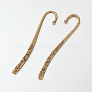 Tibetan Style Bookmark, Lead Free,Cadmium Free and Nickel Free, Antique Bronze, Size: about 24mm wide, 122mm long, hole: 2mm(MLF1678Y-NF)