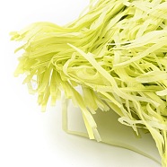 Raffia Crinkle Cut Paper Shred Filler, for Gift Wrapping & Easter Basket Filling, Yellow Green, 26x0.25~0.26cm(DIY-B012-14)