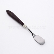304 Stainless Steel Painting Scraper, with Wooden Handle, Stainless Steel Color, 18.5x2.2x1.1cm(TOOL-WH0133-86)
