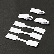 Rectangle Jewelry Display Sticker Self-adhesive Paper, Ring Jewelry Tags, White, 6x1.2cm(X-TOOL-WH0039-03)