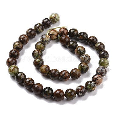 Natural Green Opal Beads Strands(G-C242-01C)-3