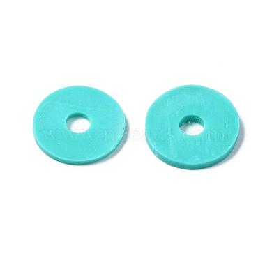 Flat Round Eco-Friendly Handmade Polymer Clay Beads(CLAY-R067-12mm-34)-6