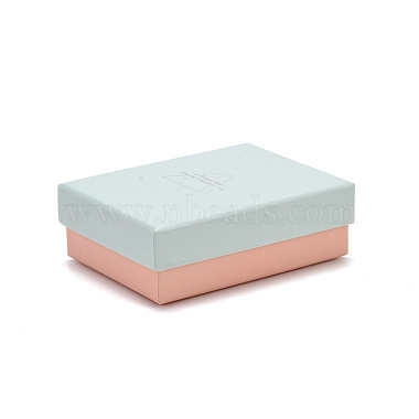 Pale Turquoise Rectangle Paper Gift Boxes