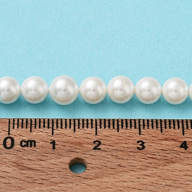 Chapelets de perles en coquille(X-BSHE-L026-03-6mm)-8