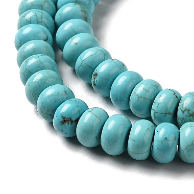 Natural Howlite Beads Strands(G-C025-09A)-4