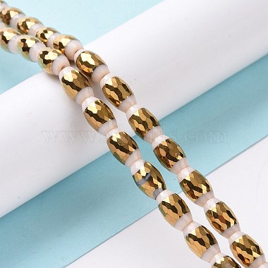 Electroplated Glass Beads Strands(GLAA-P003-D04)-2