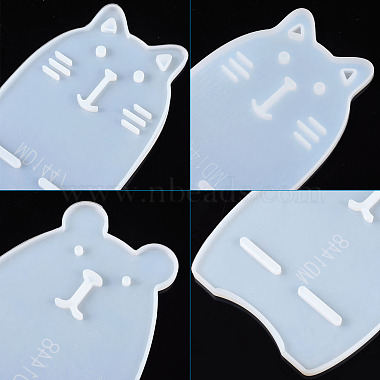 Cartoon Mobile Phone Holder Silicone Molds Sets(DIY-TA0008-85)-3