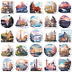 50Pcs Travel Theme PVC Self-Adhesive Stickers(STIC-PW0013-002)-5