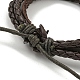 PU Imitation Leather Braided Cord Bracelets(BJEW-P329-02AS)-4