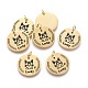 316 Surgical Stainless Steel Pendants(X-STAS-I164-016G)-1