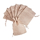 Pandahall Elite Sacs d'emballage en toile de jute sacs à cordon(ABAG-PH0001-14x10cm-05)-1