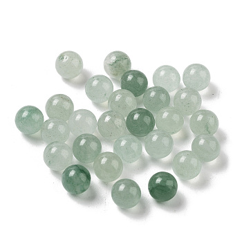 Natural Green Aventurine Sphere Beads, Round Bead, No Hole, 6~6.5mm