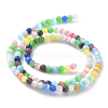 Cat Eye Beads Strands(CE-F022-4mm-01)-3