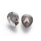 Electroplated Cubic Zirconia Pointed Back Cabochons(ZIRC-I024-7x10-04)-3