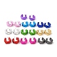 Polygon Acrylic Stud Earrings(EJEW-P251-03)-1