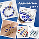 4 Strands 2 Styles Handmade Evil Eye Lampwork Beads Strands(LAMP-LT0001-14)-5