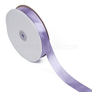 Single Face Solid Color Satin Ribbon, for Bows Crafts, Gifts Party Wedding Decoration, Medium Slate Blue, 1 inch(25~26mm), about 100yards/roll(91.44m/roll)(SRIB-S052-25mm-021)