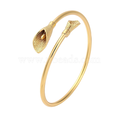 Flower Brass Cuff Bangles