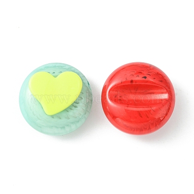 Two Tone Opaque Acrylic Cabochons(SACR-X0015-21)-2