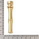 Golden Tone Brass Wax Seal Stamp Head with Bamboo Stick Shaped Handle(STAM-K001-05G-T)-4