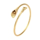 Brass Open Cuff Bangles for Women(KK-S404-01G)-1