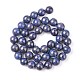 Perles en lapis-lazuli naturel(G-K311-14B)-3
