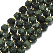 Natural Rhyolite Jasper Beads Strand, Faceted, Cube, 6.5~7.5x6.5~7.5x6.5~7.5mm, Hole: 1.2mm, about 43~44pcs/strand, 15.35''~15.55''(39~39.5cm)(G-I376-D07-01)