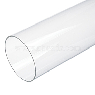 Round Transparent Acrylic Tube, for Crafts, Clear, 305x90mm, Inner Diameter: 86mm(AJEW-WH0324-76F)
