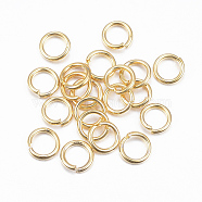 304 Stainless Steel Open Jump Rings, Golden, 20 Gauge, 5x0.8mm, Inner Diameter: 3.5mm, about 200pcs/10g(X-STAS-H558-03G)