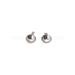 Brass Head Pins, for Ghost Witch Baroque Pearl Making, Flat Round, Gunmetal, 2.8mm(BAPE-PW0001-21D-B)