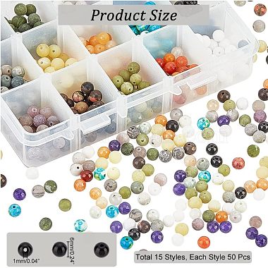 750Pcs 15 Styles Natural & Synthetic Gemstone Beads(G-NB0003-89)-3