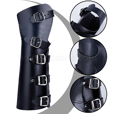Adjustable Imitation Leather Cord Bracelet(AJEW-WH0010-52B)-6